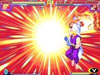 une photo d'Ã©cran de Street Fighter 3 - Double Impact sur Sega Dreamcast